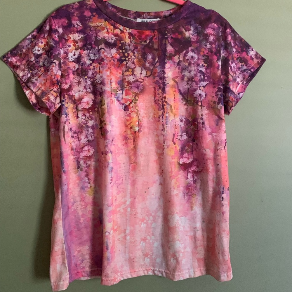 Mislook Floral Pink Tshirt